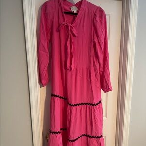 Sail to Sable Pink Long Sleeve Dress